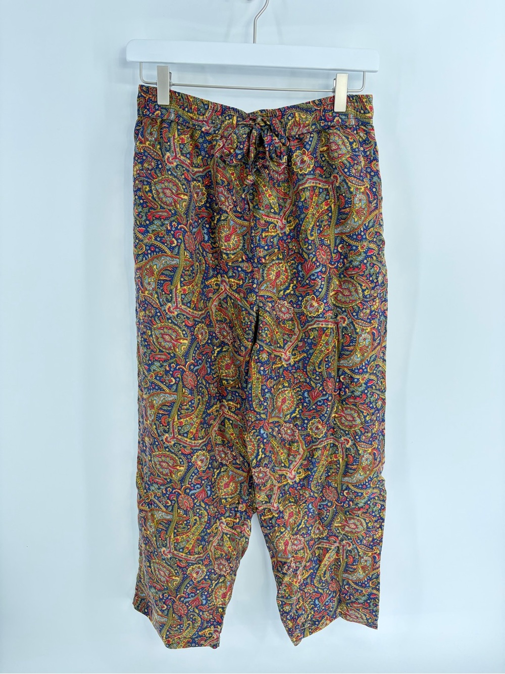 Royal Silk Paisley Pajama Pants - Medium‎